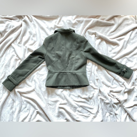 Express faux wool moto jacket - Picture 2 of 9